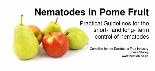 Publication on Nematodes in Pome fruit